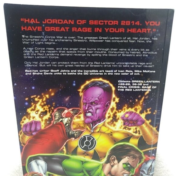 DC Comics Marvel Green Lantern Rage of the Red Lanterns Geoff Johns 2011 Prelude - Picture 4 of 8